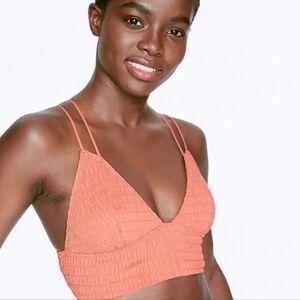 PINK Victoria's Secret Textured Pink Bralette